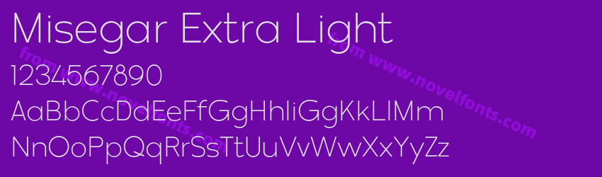 Misegar Extra LightPreview Misegar Extra LightPreview