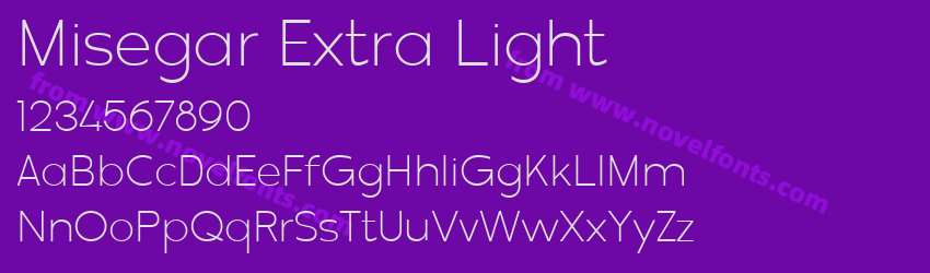 Misegar Extra LightPreview Misegar Extra LightPreview
