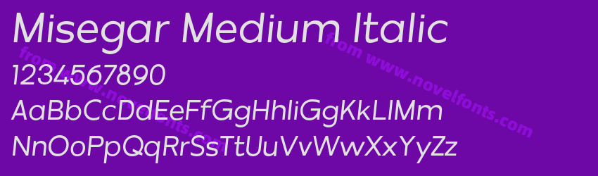 Misegar Medium ItalicPreview Misegar Medium ItalicPreview
