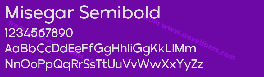 Misegar SemiboldPreview Misegar SemiboldPreview
