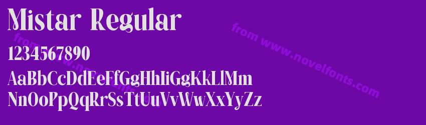 Mistar RegularPreview Mistar RegularPreview