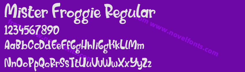 Mister Froggie RegularPreview Mister Froggie RegularPreview