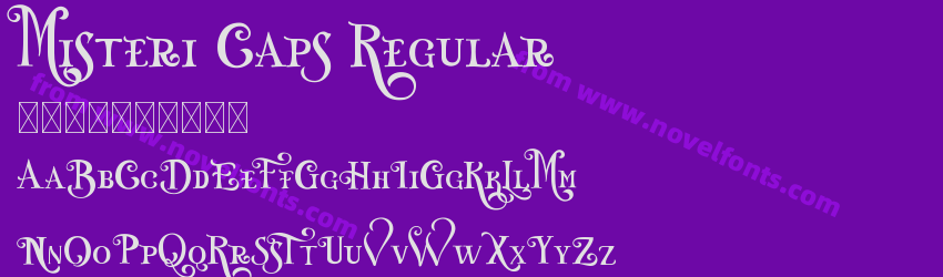 Misteri Caps RegularPreview Misteri Caps RegularPreview