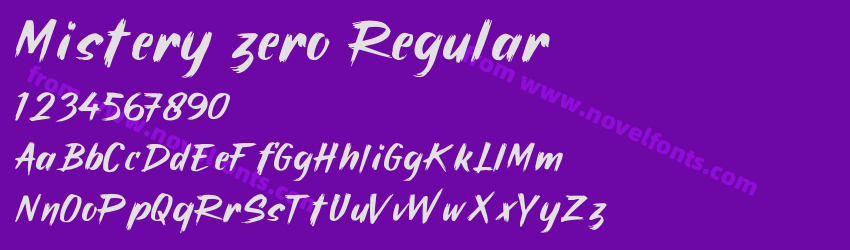 Mistery zero RegularPreview Mistery zero RegularPreview