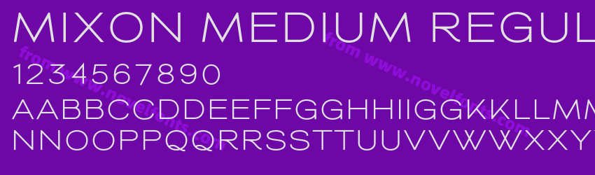 Mixon Medium RegularPreview Mixon Medium RegularPreview