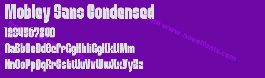 Mobley Sans CondensedPreview Mobley Sans CondensedPreview