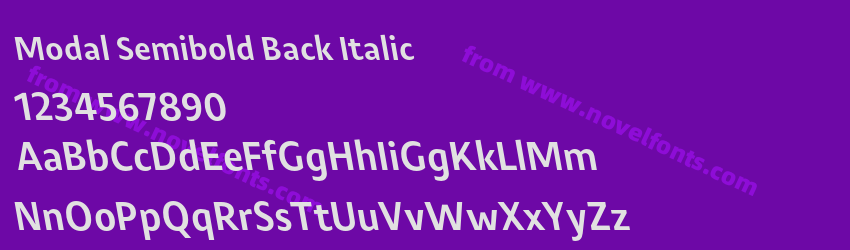 Modal Semibold Back ItalicPreview Modal Semibold Back ItalicPreview