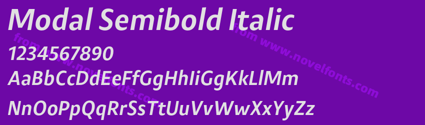 Modal Semibold ItalicPreview Modal Semibold ItalicPreview