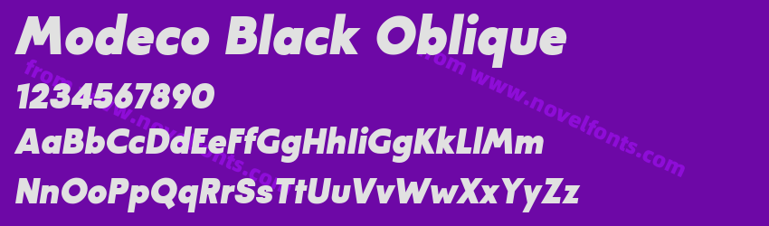 Modeco Black ObliquePreview Modeco Black ObliquePreview