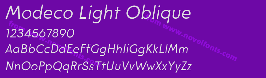 Modeco Light ObliquePreview Modeco Light ObliquePreview