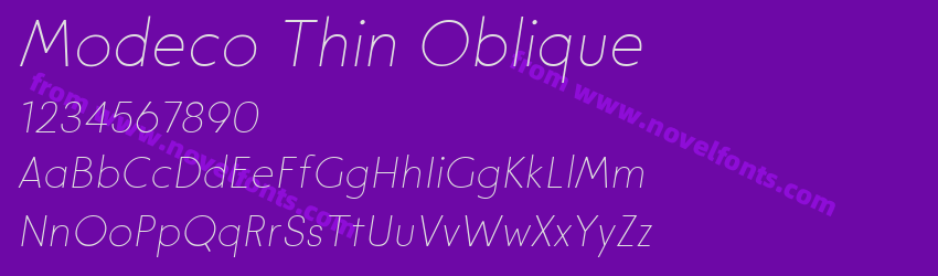 Modeco Thin ObliquePreview Modeco Thin ObliquePreview