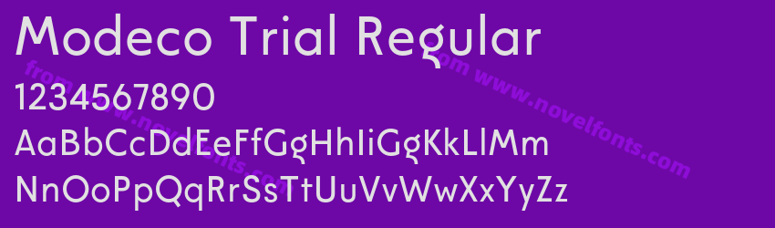 Modeco Trial RegularPreview Modeco Trial RegularPreview