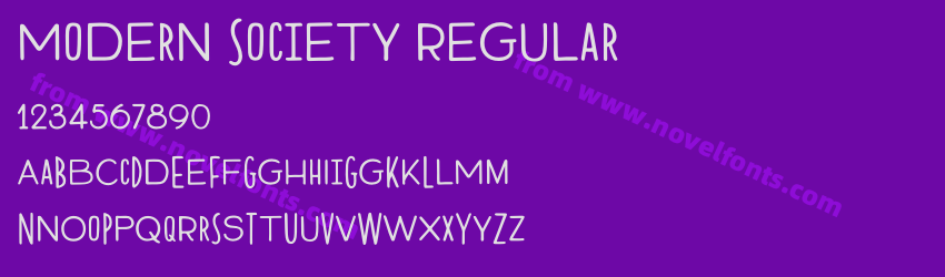 Modern Society RegularPreview Modern Society RegularPreview