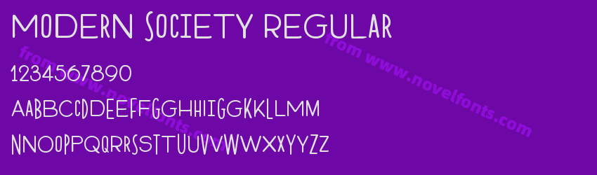Modern Society RegularPreview Modern Society RegularPreview