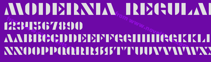 Modernia RegularPreview Modernia RegularPreview