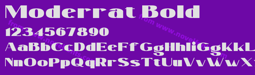 Moderrat BoldPreview Moderrat BoldPreview