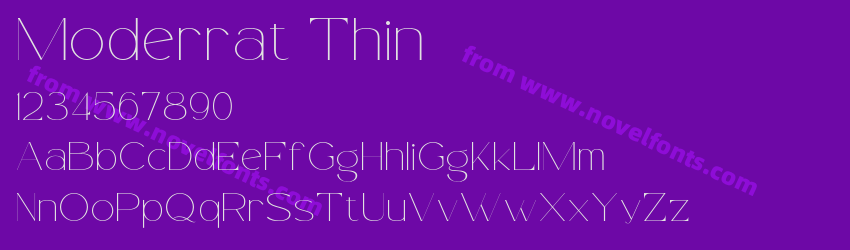Moderrat ThinPreview Moderrat ThinPreview