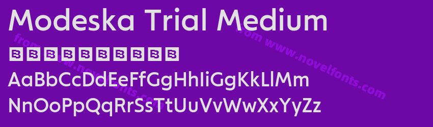 Modeska Trial MediumPreview Modeska Trial MediumPreview