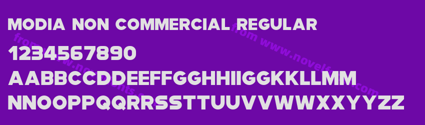 Modia Non Commercial RegularPreview Modia Non Commercial RegularPreview