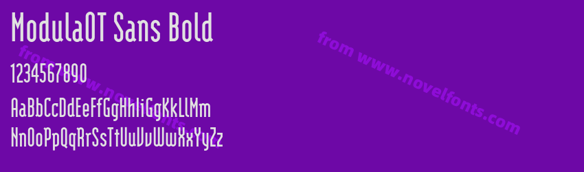 ModulaOT Sans BoldPreview ModulaOT Sans BoldPreview