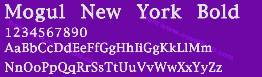 Mogul New York BoldPreview Mogul New York BoldPreview