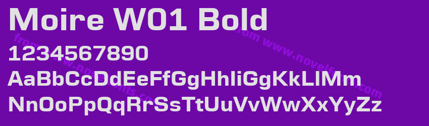 Moire W01 BoldPreview Moire W01 BoldPreview