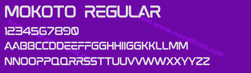 Mokoto RegularPreview Mokoto RegularPreview