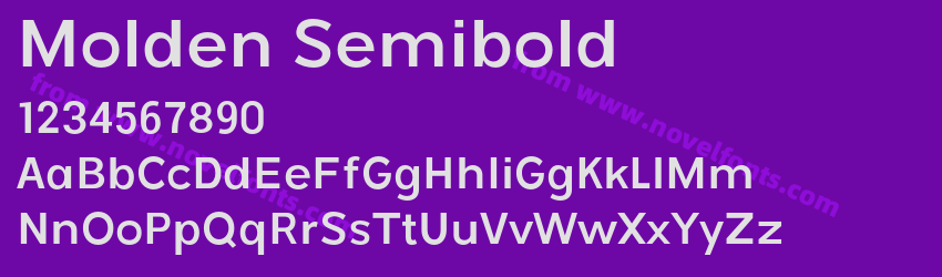Molden SemiboldPreview Molden SemiboldPreview