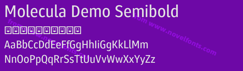 Molecula Demo SemiboldPreview Molecula Demo SemiboldPreview