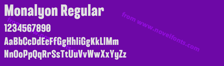 Monalyon RegularPreview Monalyon RegularPreview