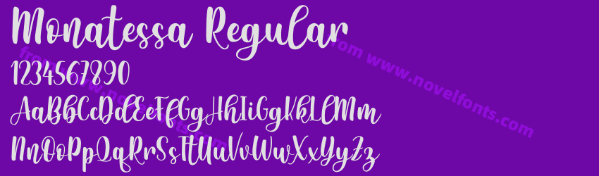 Monatessa RegularPreview Monatessa RegularPreview