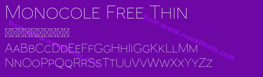 Monocole Free ThinPreview Monocole Free ThinPreview