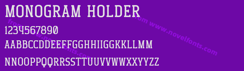 Monogram HolderPreview Monogram HolderPreview