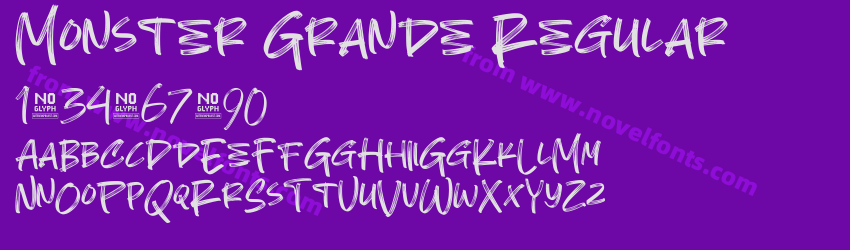 Monster Grande RegularPreview Monster Grande RegularPreview