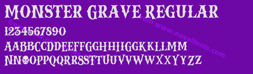 Monster Grave RegularPreview Monster Grave RegularPreview