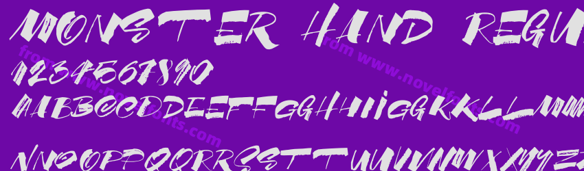 Monster Hand RegularPreview Monster Hand RegularPreview