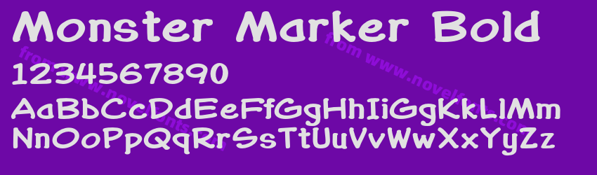 Monster Marker BoldPreview Monster Marker BoldPreview