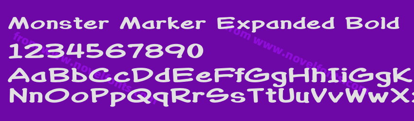 Monster Marker Expanded BoldPreview Monster Marker Expanded BoldPreview