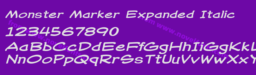 Monster Marker Expanded ItalicPreview Monster Marker Expanded ItalicPreview