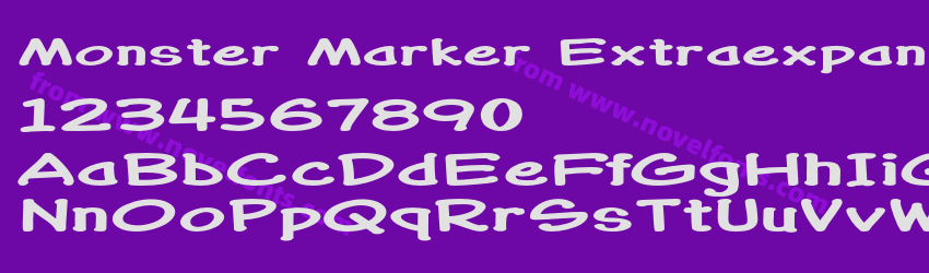 Monster Marker Extraexpanded BoldPreview Monster Marker Extraexpanded BoldPreview