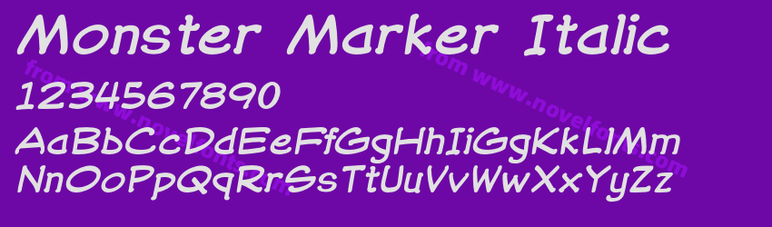 Monster Marker ItalicPreview Monster Marker ItalicPreview