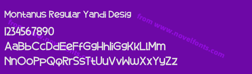 Montanus Regular Yandi DesigPreview Montanus Regular Yandi DesigPreview