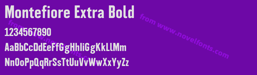 Montefiore Extra BoldPreview Montefiore Extra BoldPreview