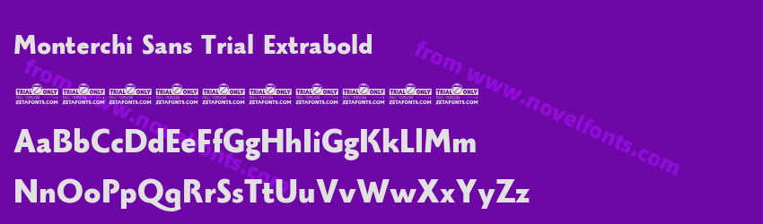 Monterchi Sans Trial ExtraboldPreview Monterchi Sans Trial ExtraboldPreview