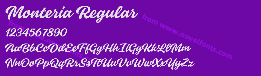 Monteria RegularPreview Monteria RegularPreview