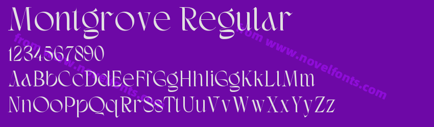 Montgrove RegularPreview Montgrove RegularPreview