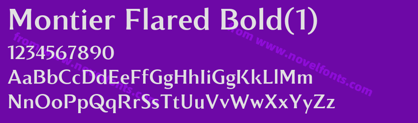 Montier Flared BoldPreview Montier Flared BoldPreview
