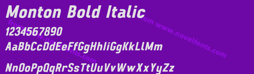 Monton Bold ItalicPreview Monton Bold ItalicPreview