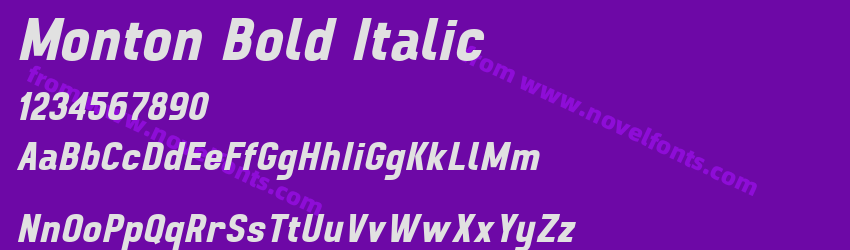Monton Bold ItalicPreview Monton Bold ItalicPreview