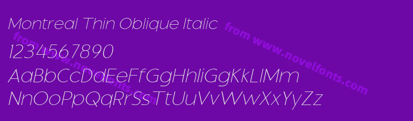 Montreal Thin Oblique ItalicPreview Montreal Thin Oblique ItalicPreview